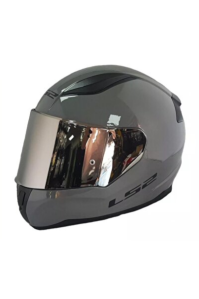 LS2 Rapıd 2 Nardo Gri Fullface Motosiklet Kaskı Gri Camlı