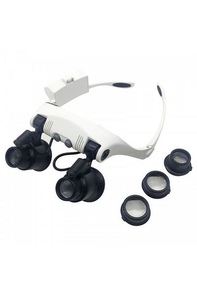Nikula Magnifying Glass With 10X-25X Lens 9892G-3A For Jeweler Watch Repair