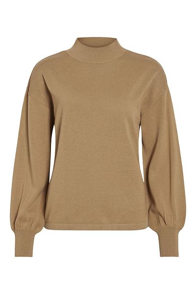 VILA Strickpullover mit hohem Kragen