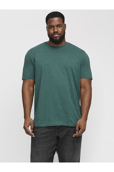 Jack & Jones Plus T-Shirt Plus Size Einfarbiges T-Shirt