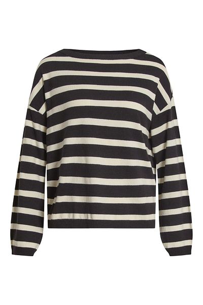 VILA Strickpullover U-Boot-Ausschnitt