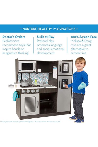 Melissa & Doug Melissa and Doug Chef's Kitchen - Charcoal