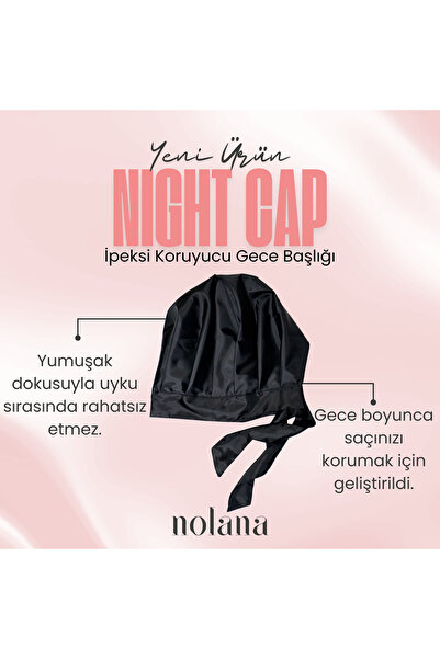 Nolana Night Cap |   Silky Protective Night Cap