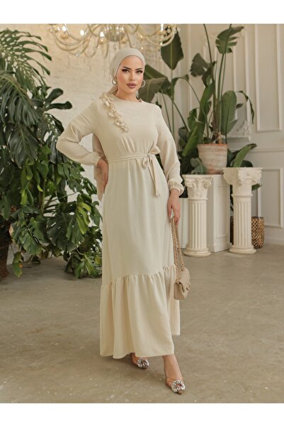 Modamorfo Frill Stone részletes darab szoknyás öv Ayrobin ruha