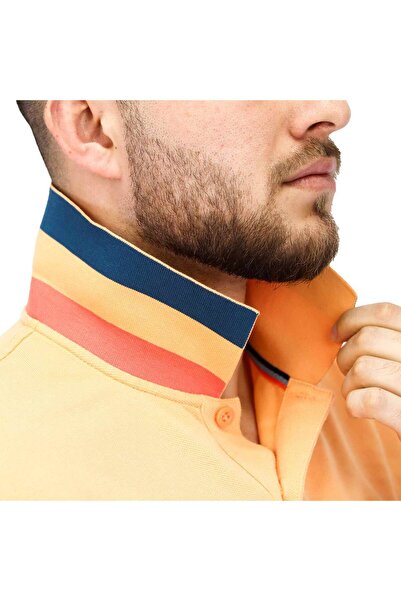 Giordano Men's Performance Slim Fit Lion Embroidery Solid Polo