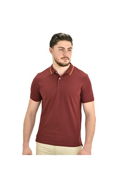 Giordano Men's Cotton Lycra Pique Slim Fit Polo