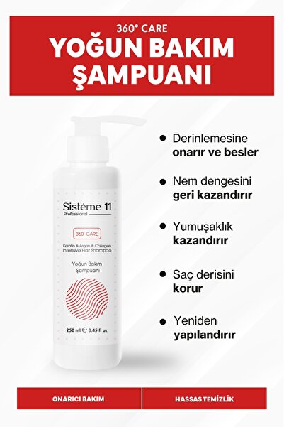 Sistéme 11 Yıpranmış Saçlar Için Intensive Repair Yoğun Bakım Şampuan 250 ml