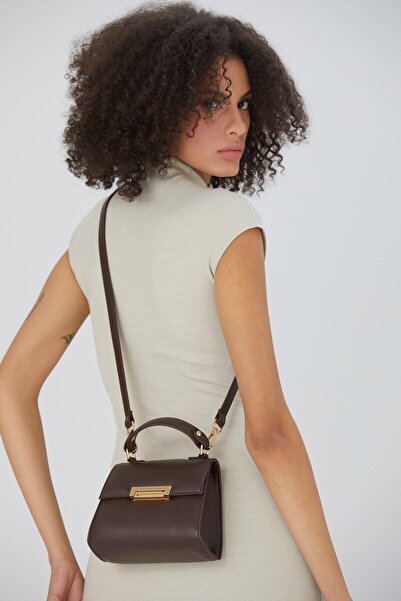 SHUBBAGS Kahverengi Mini Çapraz Askılı Kadın El Çantası