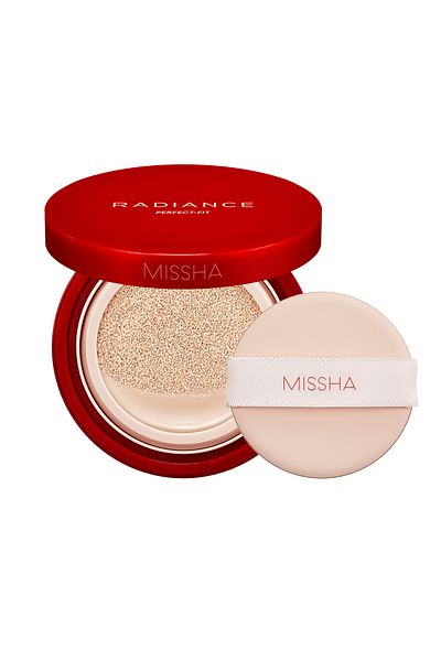 Missha Radiance Perfect Fit Cushion Foundation - Matte Finish and Lasting, Ivory Spf50