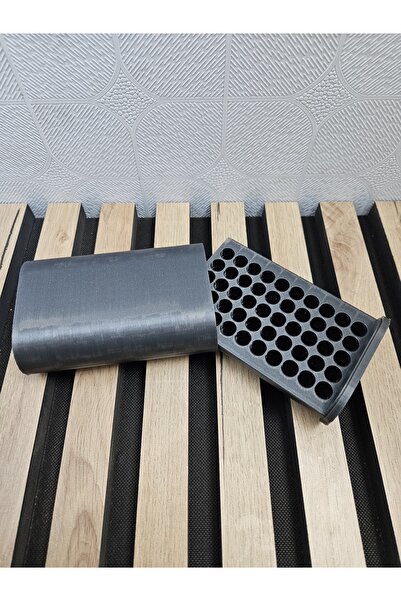 Store Mermi Saklama Kutusu 9 mm 50 Mühimmat Kapasiteli (Gri)