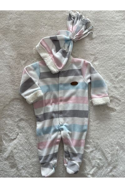 Flexi Striped Velvet Jumpsuit