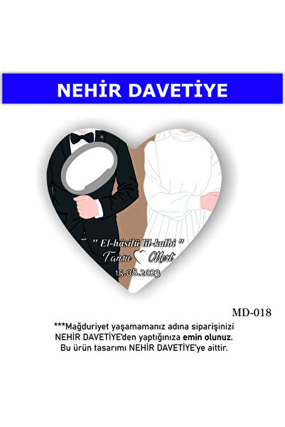Nehir (10 ADET) KALP AÇACAK MAGNET-YENİ DOĞAN,6AY KINASI, NİŞAN,NİKAH,SÖZ,KIN...