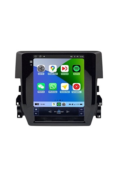 Genel Markalar Honda Civic Fc5 Tesla Ekran 2016-2021 4+64 Carplay Android Multimedya Navigasyonlu Teyp