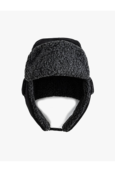Koton Pilot Hat - Design with Faux Fur Inside