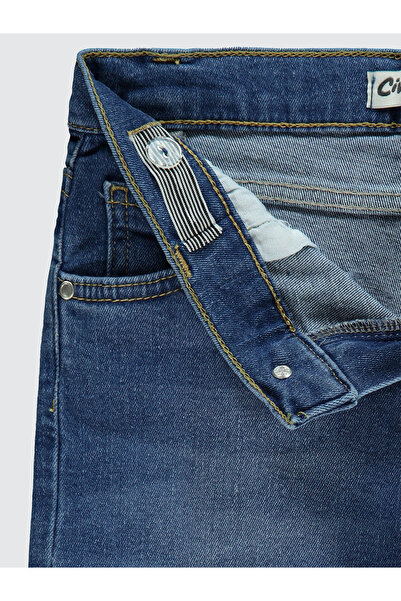 Civil Boys Erkek Çocuk Kot Pantolon 6-9 Yaş Mavi