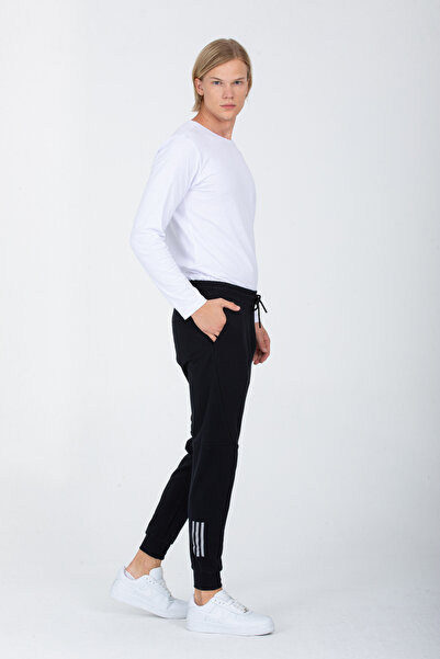 DYNAMO Чоловічі сині штани з еластичною талією та манжетами з еластичної бавовни AS-417