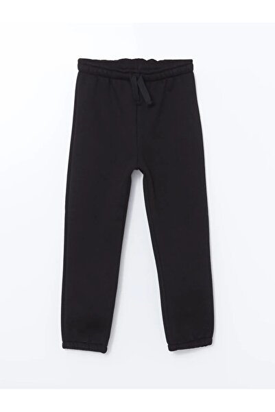 LC Waikiki LCW Kids Siyah Beli Lastikli Erkek Çocuk Jogger Eşofman Alt 2'li