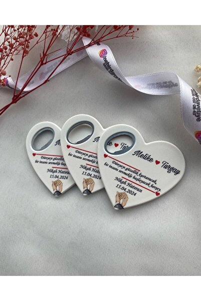 Nehir (10 ADET) KALP AÇACAK MAGNET-YENİ DOĞAN,6AY KINASI, NİŞAN,NİKAH,SÖZ,KIN...