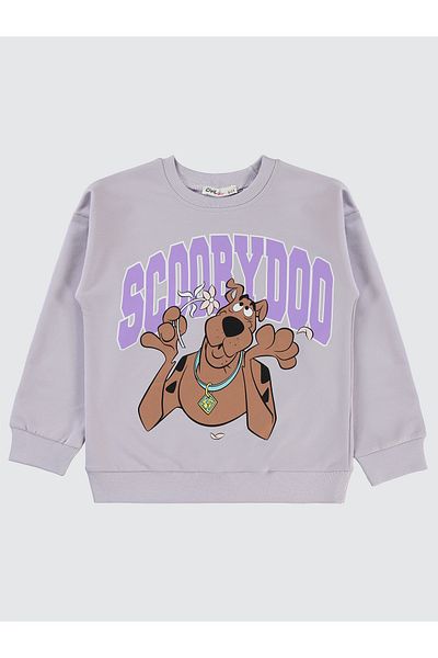 Civil Girls Scooby Doo Girl's Sweatshirt 6-9 Years Gentle Lavender