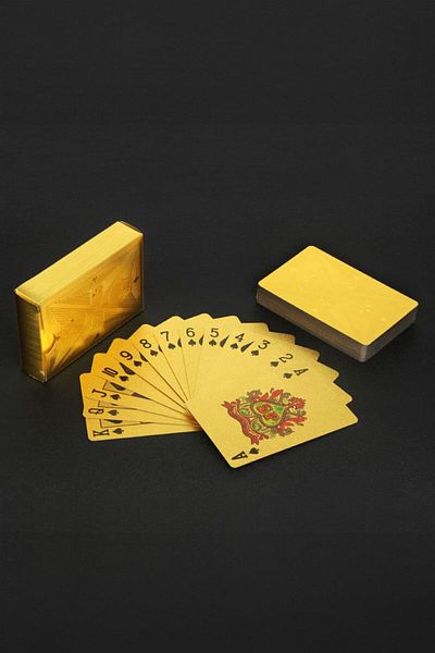 Weather Forecast ورق لعب جولد سكال بلاستيك مقاوم للماء - بطاقة Cin500sr