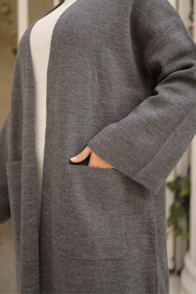 Nissra Ankanoor Smoked Double Steel Knitwear Cardigan Anka 2518202