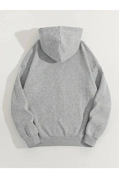 pandy Сезонен суитшърт/кардиган с качулка и цип с щампа на Бъгс Бъни, голям размер