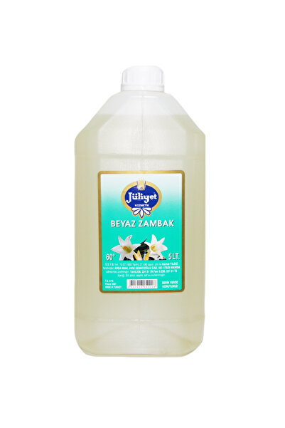 JÜLİYET 1adet Jüliyet 5 Lt Beyaz Zambak Kolonyası 1 Adet 100mle Sprey Kolonya...
