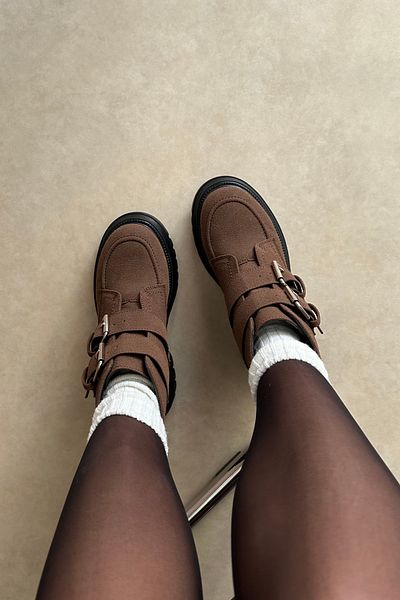 Mupa Shoes Γυναικείες Μπότες - Καφέ Χρώμα Suede Ύφασμα
