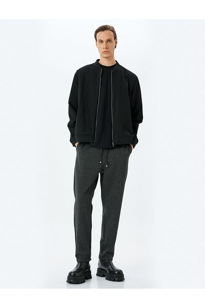 Koton Folded Leg Tie Waist Sweatpants