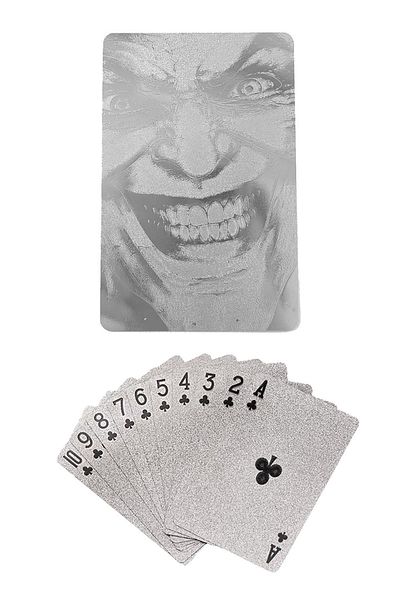 Weather Forecast Silver Joker Playing Card Plastic Waterproof Playing Card Cin884slv