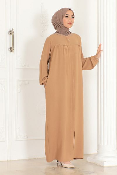 OKTAYUSTA COLLECTİON Mevlana Cut Daily Abaya with Robe