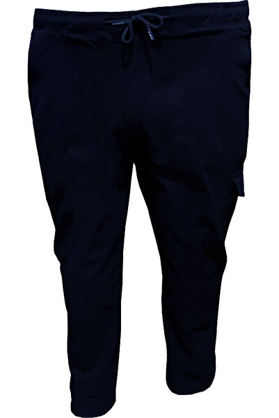 Surco Παντελόνι Lycra Plus Size με ελαστική μέση και τσέπες Cargo