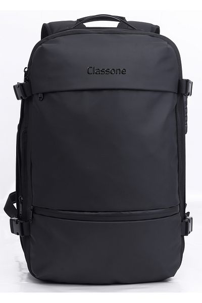Classone حقيبة ظهر للكمبيوتر المحمول - سلسلة سفر متوافقة مقاس 17.3 بوصة، 15.6 بوصة، 14 بوصة