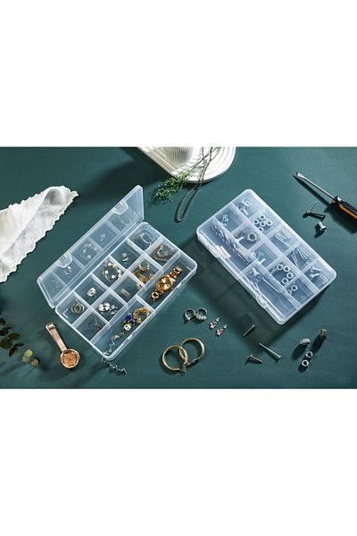 almital mobilya aksesuarları furniture accessories Cassetta B Large Size 12 Compartments Multipurpose Jewelry and Accessories Organizer Storage Box