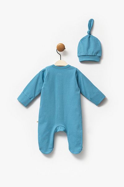 Moi Noi Newborn Baby Hat Rompers 2-Pack