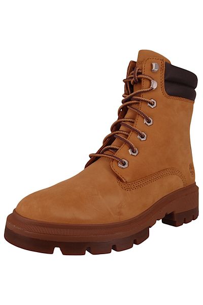 Timberland Damen Winterstiefel Stiefel Cortina Valley Wp Tb0a5n9s231 Braun Wheat Leder Mit Greenstride Gummis