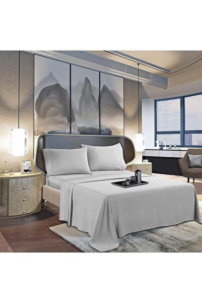 Arabest طقم أغطية سرير فاخر من 4 قطع، 1800 خيط من الألياف الدقيقة المصقولة، م...