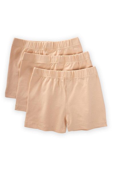 Cigit Set Boxer pentru fete Triple 2-9 ani Somon deschis