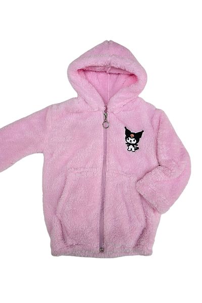 GOSH Pink Colored Hooded Zippered Children's Plush