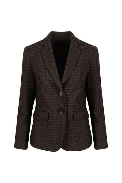 RİVUS Кафяво ватирано яке Slim Fit