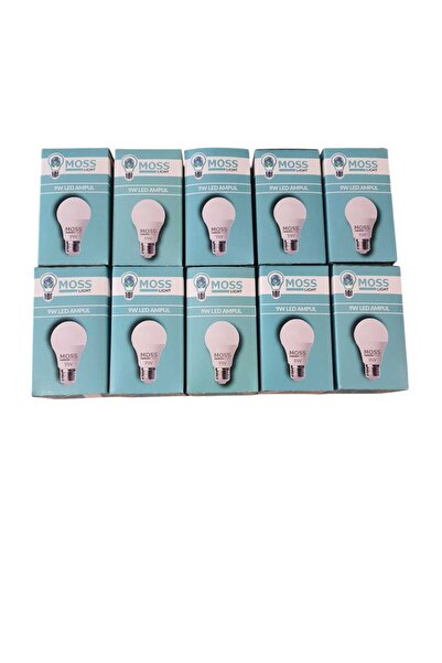 Moss 9 W LED AMPUL 10 ADET