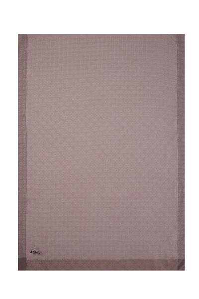 Aker 75X190 cm Monogram Jacquard Shawl