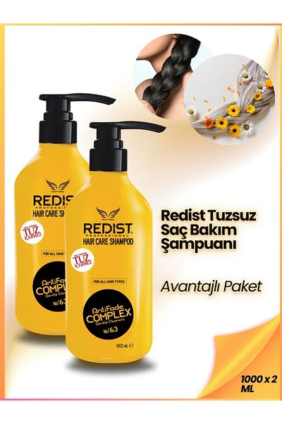 Redist Salt-Free Hair Care Shampoo 2-Pack Advantage – Special Care and Long-Term Use