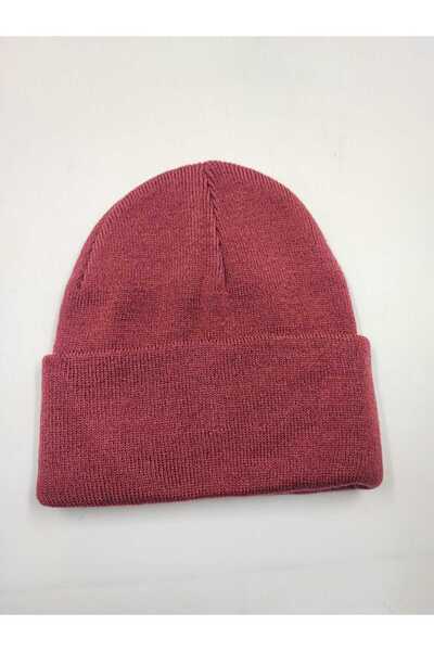 OnMyHead Рожева складчаста трикотажна шапка