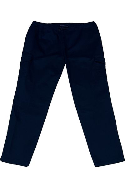 Surco Plus Size Elastic Waist Cargo Pocket Lycra Trousers