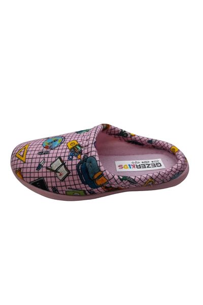 GEZER Pink Ultra Lightweight Girl's House Slippers - Patterned Vehicle-Supplies Gztrt 8521537