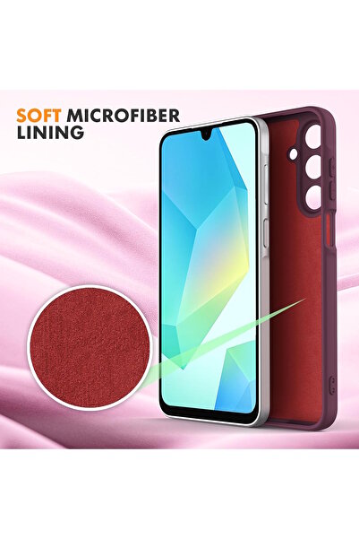 m.tk moveteck For Samsung Galaxy A16 Case Launch Camera Protected Inside Velvet Soft Colorful Silicone Matte Feel Cover