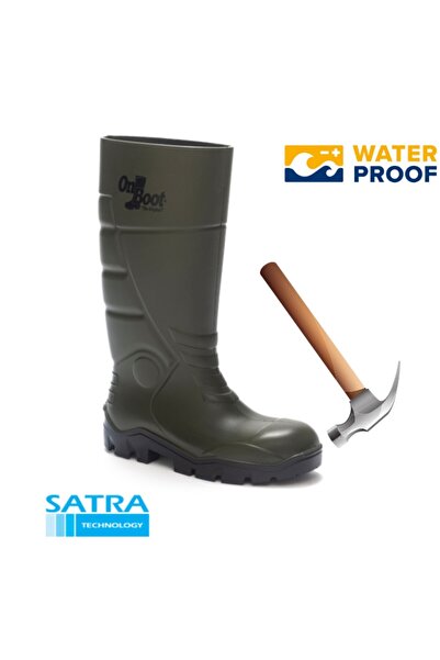 ON BOOT Onboot Uzun Çelik Burun Soğuk, Su Geçirmez Kaymaz Tabanlı Iş Av Ve Ya...