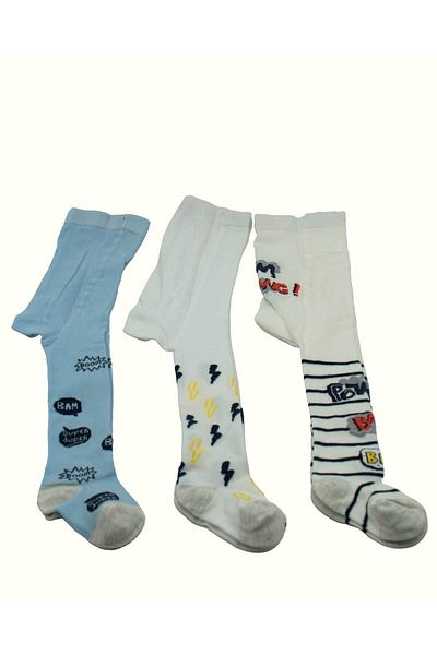 Defne Baby 3 Energy Concept Cotton Baby Boys and Children's Pantyhose