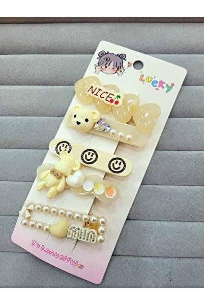 GÜLPEŞE Set de 5 bucăți de catarame laterale din acril Lux Ursuleț de pluș Kuromi Cataramă cu fundă de căpșuni